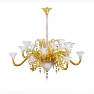 JR2036 MILLE NUITS GOLD CHANDELIER - Alan Mizrahi Lighting
