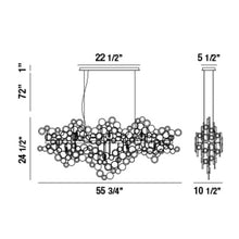 MV2026 TRENTO LINEAR CHANDELIER - Alan Mizrahi Lighting