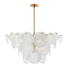 MV3003 LOIRE CASCADING CIRCULAR PLATES CHANDELIER - Alan Mizrahi Lighting
