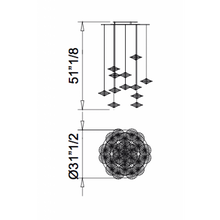 QZ0327 SIRIUS V SUSPENSION - Alan Mizrahi Lighting