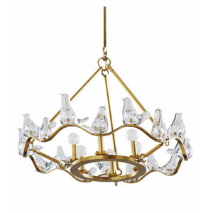 QZ0341 DOVE CHANDELIER - Alan Mizrahi Lighting