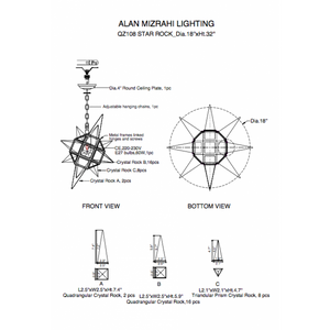 QZ108 STAR ROCK - Alan Mizrahi Lighting