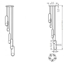 QZ1306 MILA CHANDELIER - Alan Mizrahi Lighting