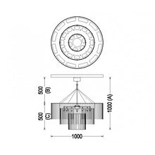 QZ1616 3 TIERS CYLINDRIC - Alan Mizrahi Lighting