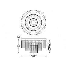 QZ1616 3 TIERS CYLINDRIC - Alan Mizrahi Lighting