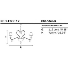 SJ2137 NOBLESSE CHANDELIER - Alan Mizrahi Lighting