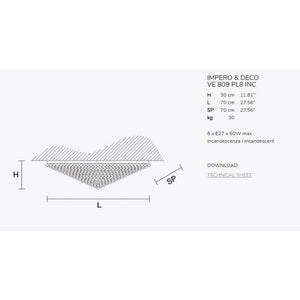 SJ2138 VINCI CHANDELIER - Alan Mizrahi Lighting