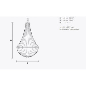 SJ2145 TSAR CHANDELIER - Alan Mizrahi Lighting