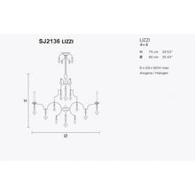 SJ2136 LIZZI CHANDELIER - Alan Mizrahi Lighting