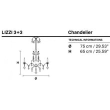 SJ2136 LIZZI CHANDELIER - Alan Mizrahi Lighting