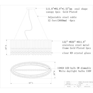 VK4030 EMPIRE OVAL - Alan Mizrahi Lighting