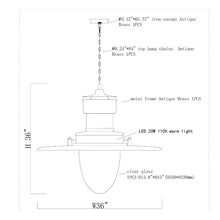 WM536 STATION LIGHT PENDANT - Alan Mizrahi Lighting