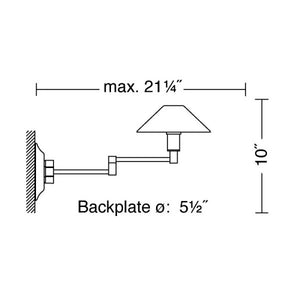 WM538 AGING EYE SHADE - Alan Mizrahi Lighting
