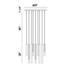 WM541 SANTANA LINEAR CHANDELIER - Alan Mizrahi Lighting