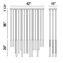WM541 SANTANA LINEAR CHANDELIER - Alan Mizrahi Lighting