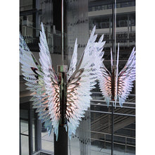 WM543 CELESTE LUCITE WINGS - Alan Mizrahi Lighting